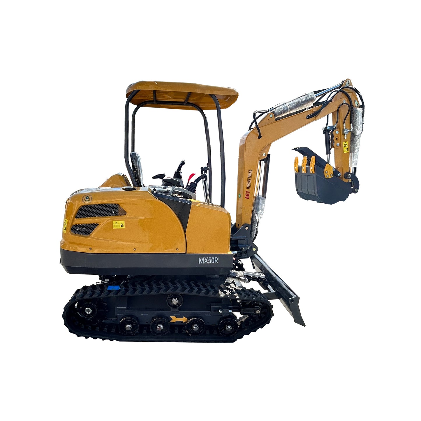 2 Ton Hydraulic Excavator Cab Crawler Type Engine-Powered Digger Gasoline Engine Bucket-equipped Excavator MX50R