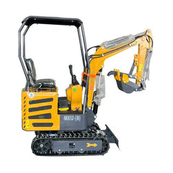 1 Ton, B&S Engine Mini  Excavator  W/Pilot Control & Led  Light  | MX12-B