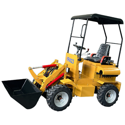 24HP RATO Gasoline Engine Mini Skid Compact Track Loader Wheeled KRW23