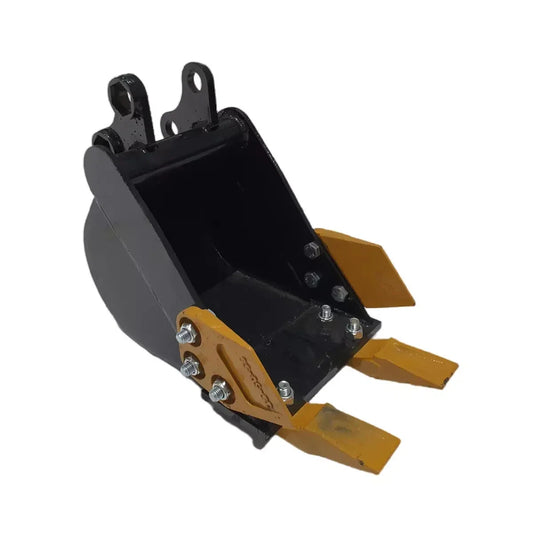 10" Bucket with teeth Digger Attachmentfor Excavators  |AGT-12EX-WD10