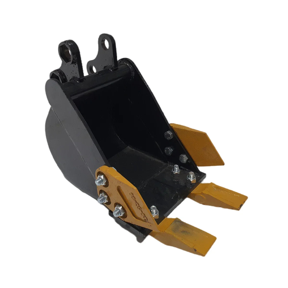 12in Tooth Bucket with Teeth For H12/QH12 Mini Excavator Digger Attachment| AGT-12EX-WD12