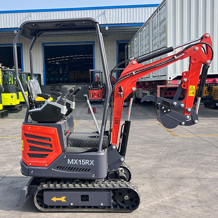 1 Ton 13.5 HP Mini Excavator with Rato R420D Gas Engine EPA MX15RX