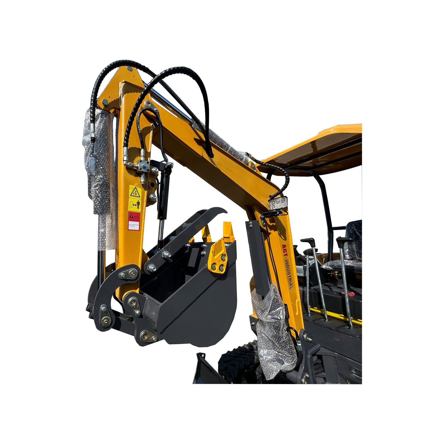 2 Ton Hydraulic Excavator Cab Crawler Type Engine-Powered Digger Gasoline Engine Bucket-equipped Excavator MX50R