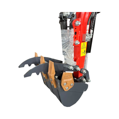 1 Ton,Upgraded Mini Excavator W/Pilot Control  & Swing Boom &Hydraulic Thumb | AGT-DM12X-C