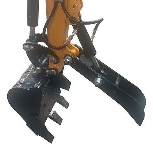 AGT Brand New Hydraulic Backhoe Thumb For 1-2 Ton Mini Excavator | 12EX-HYMZJII