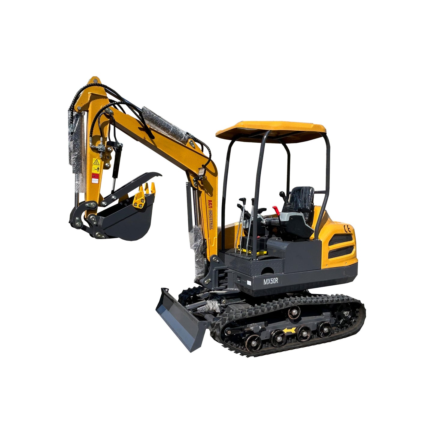 2 Ton Hydraulic Excavator Cab Crawler Type Engine-Powered Digger Gasoline Engine Bucket-equipped Excavator MX50R