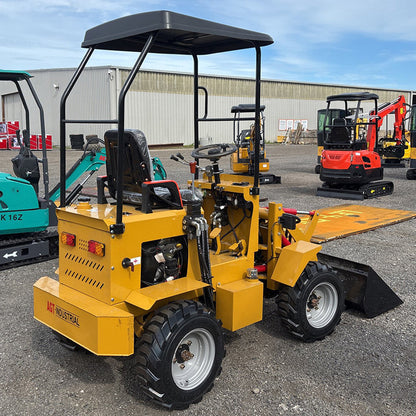 24HP RATO Gasoline Engine Mini Skid Compact Track Loader Wheeled KRW23