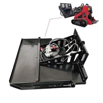 AGT 35in Mini Skid Steer Brush Cutter with 2 Blades Loader Attachments