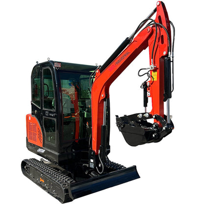 2.5 Ton Mini Excavator Rato Engine 21kW Gasoline Excavator Mini Digger With Hydraulic Thumb Digger QNT50R