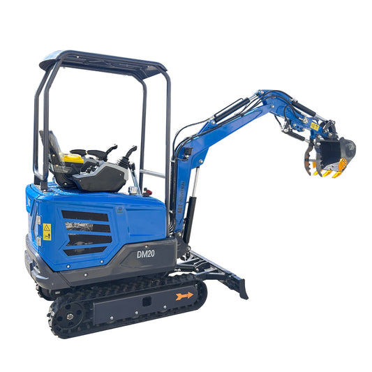 1.3Ton 13.7HP Mini Excavator Digger Diesel Kubota EPA Engine Crawler DM20