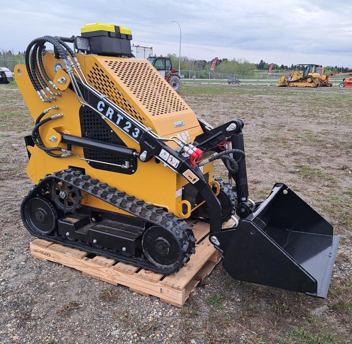 1 Ton Mini Crawler Skid Steer Compact Track Loader 23hp Gas RATO EPA Engine| CRT23