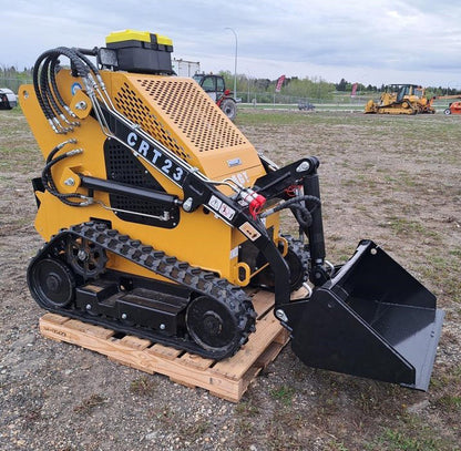 1 Ton Mini Crawler Skid Steer Compact Track Loader 23hp Gas RATO EPA Engine| CRT23
