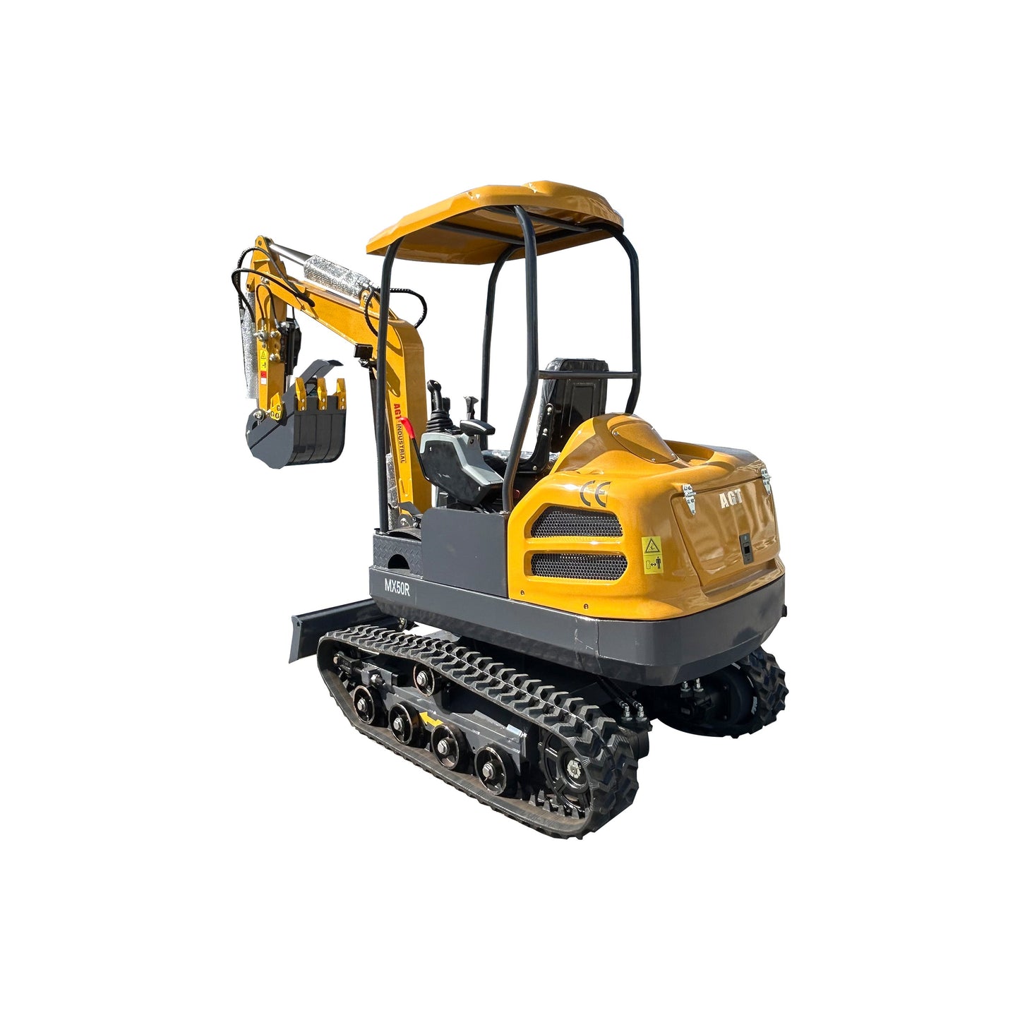 2 Ton Hydraulic Excavator Cab Crawler Type Engine-Powered Digger Gasoline Engine Bucket-equipped Excavator MX50R