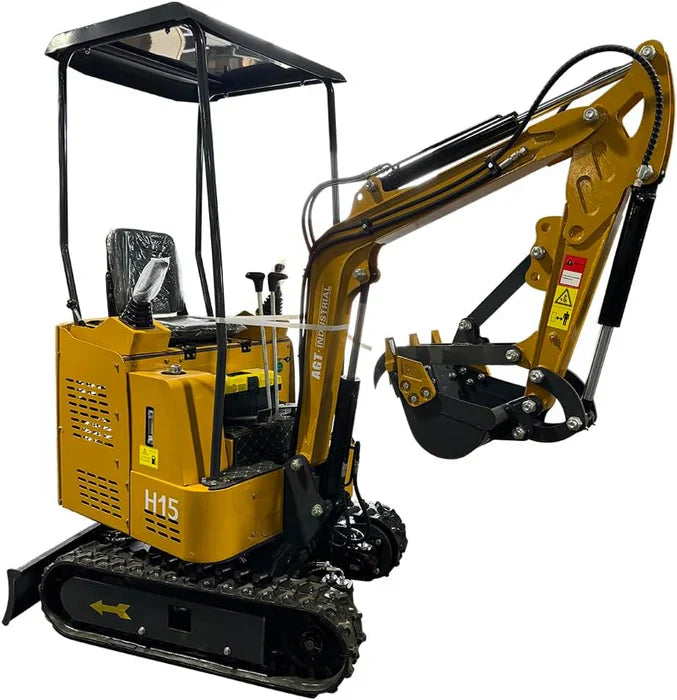 1 ton, 13.5HP RATO Mini Excavator w/ pilot control system | AGT-H15R