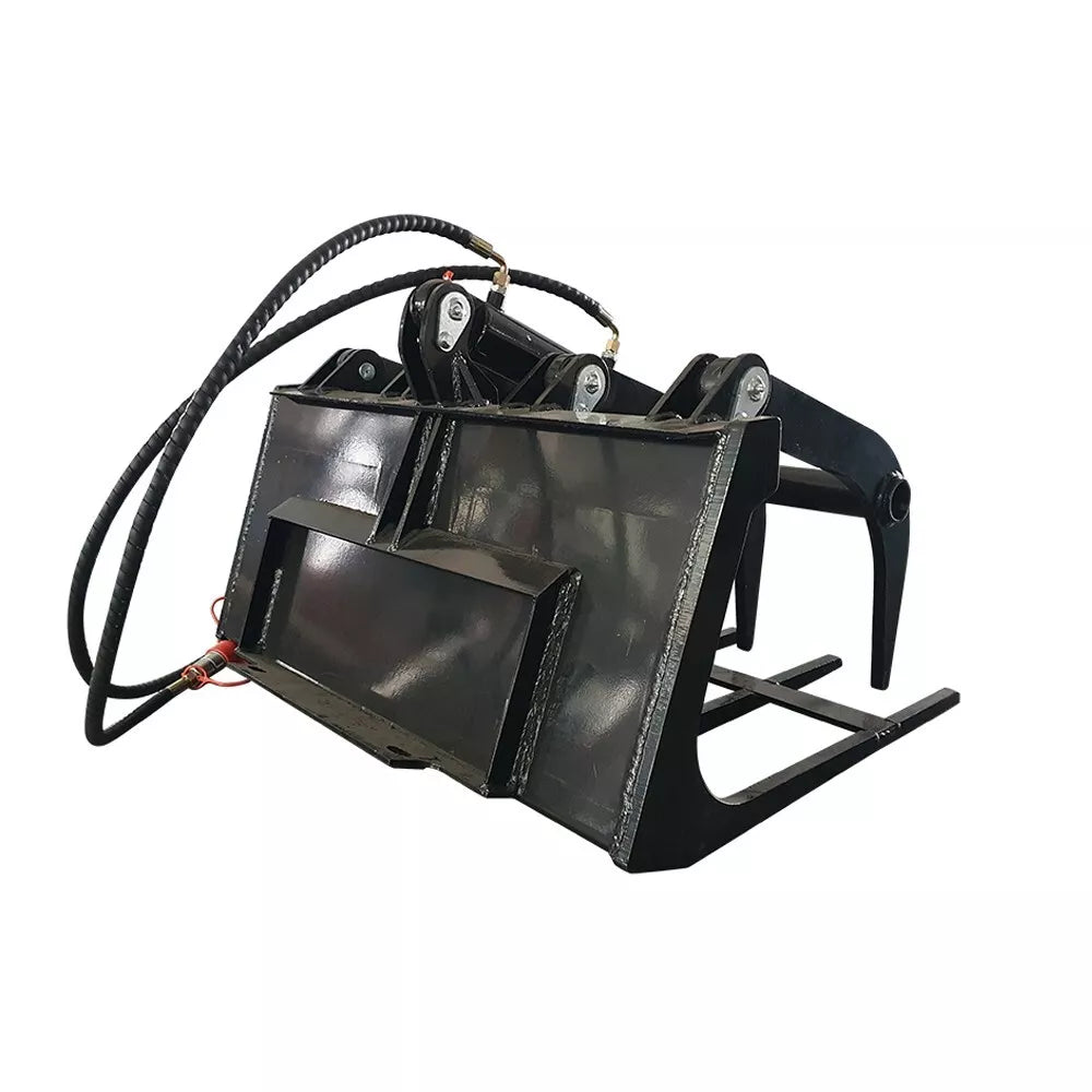 39" Hydrualic Grapple Mini Skid Steer Wood Grabber | AGT-M-HGB