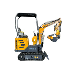 1 Ton, 13.5 HP Gasoline Engine (B&S) Epa/Ce  Mini Hydraulic Digger Excavator With Side Swing | AGT-DM12-C