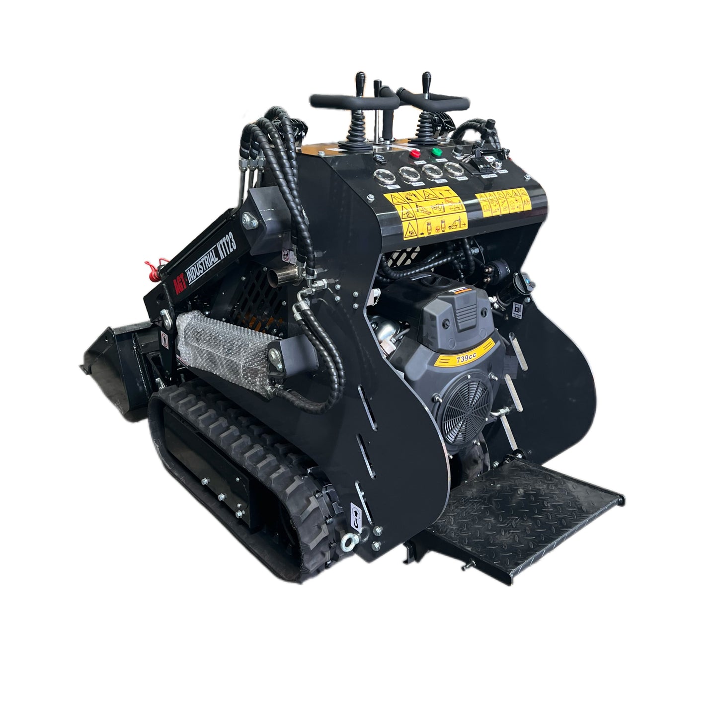 1 Ton Rato Engine Mini Stand On Skid Steer Track Loader AGT-KTT23