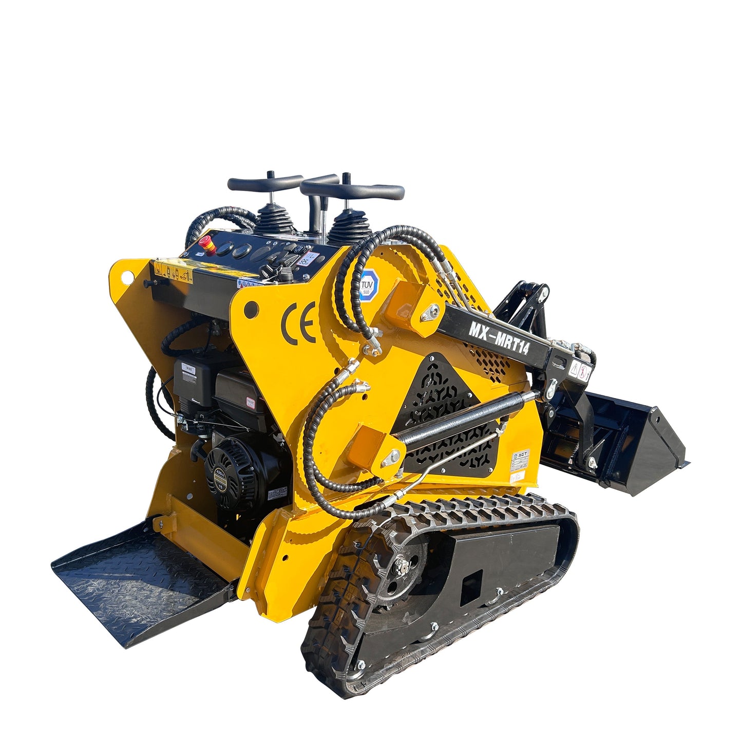 1Ton,  13.5HP Mini Skid steer  Loaders Crawler Track  Rato Engine | MX-MRT14