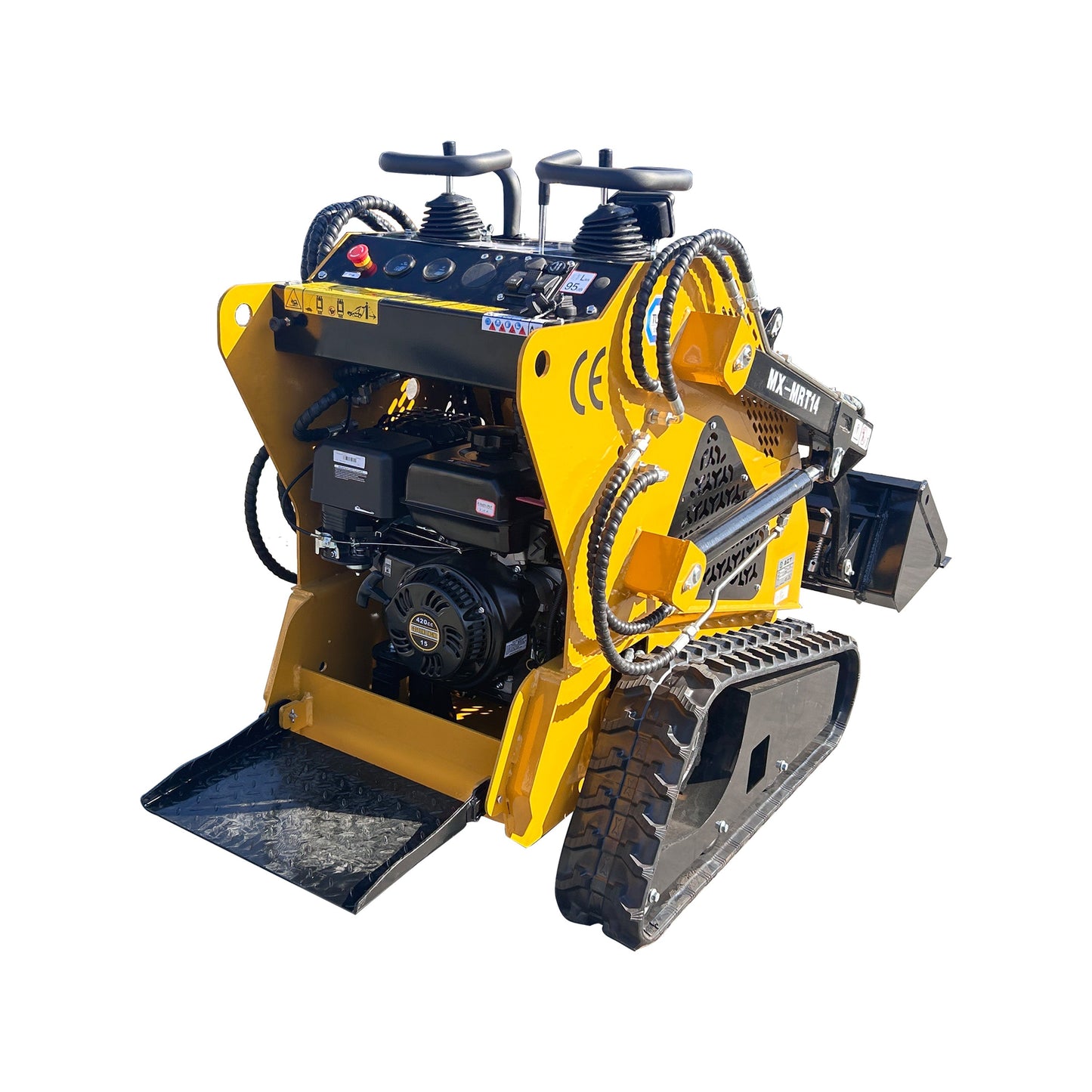 1Ton,  13.5HP Mini Skid steer  Loaders Crawler Track  Rato Engine | MX-MRT14