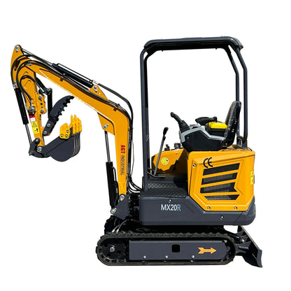 1.2TonMini Excavator Digger 23HP Gasoline Engine with Hydraulic Thumb |   MX20R