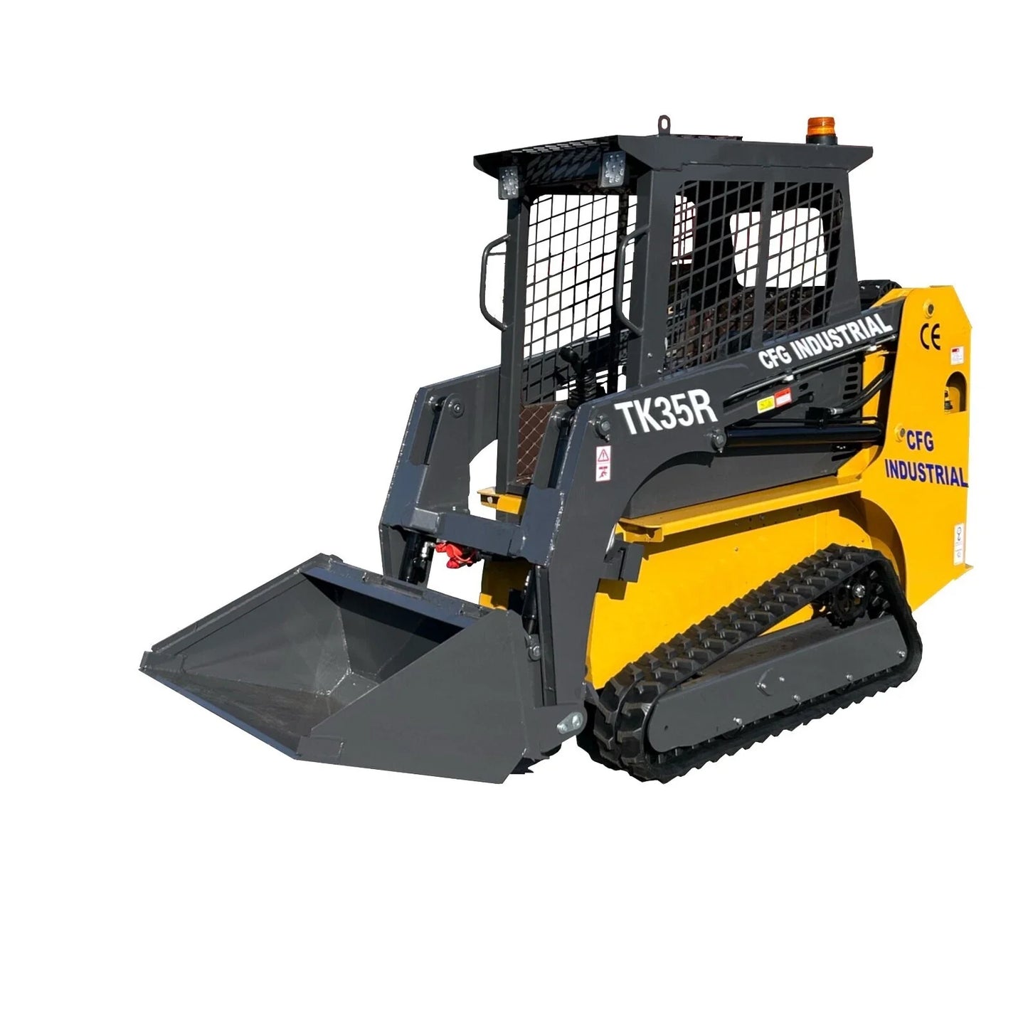 Agrotk 1.5ton Mini Skid Steer Track Loader 32.8HP Gasoline RATO 999 Engine TK35R