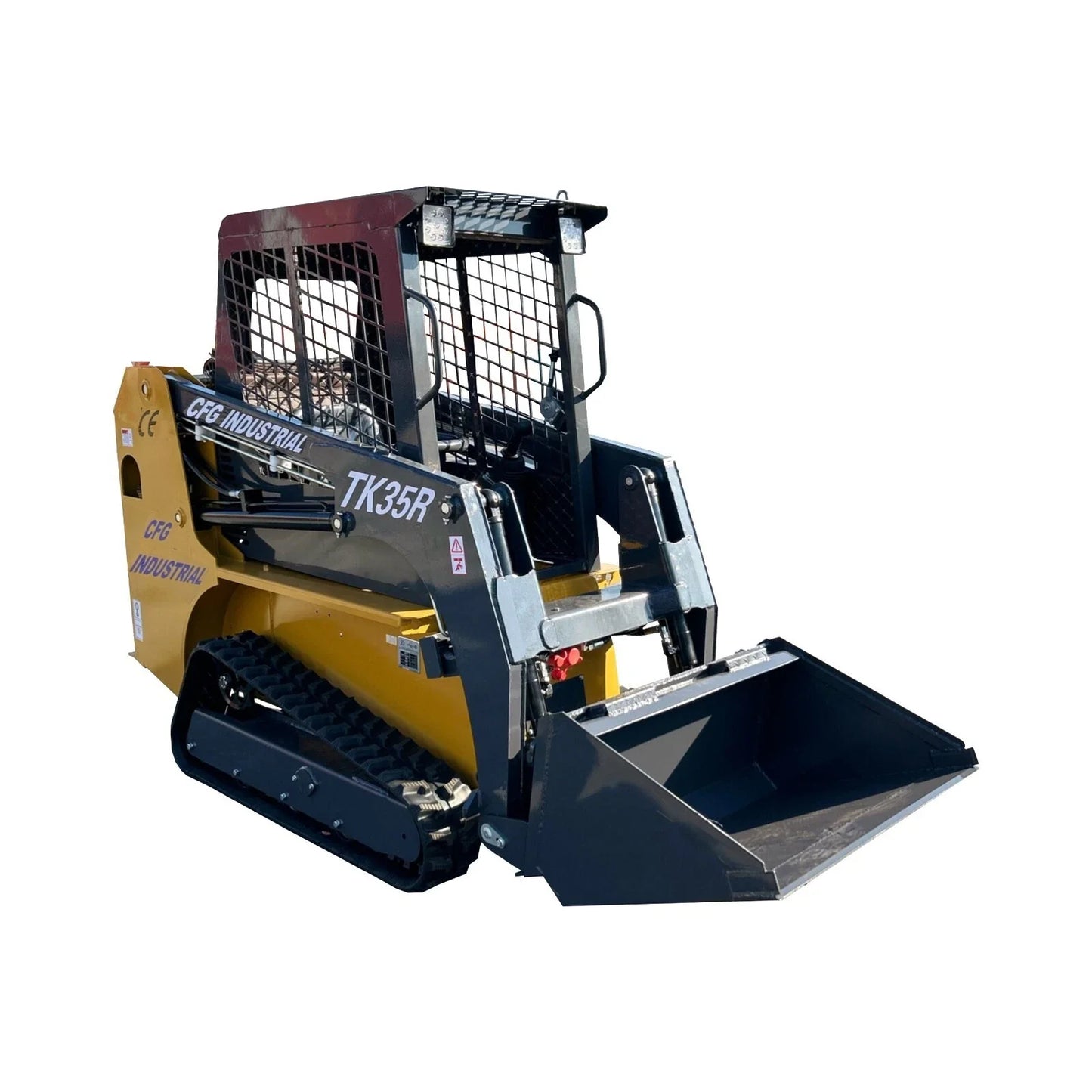 Agrotk 1.5ton Mini Skid Steer Track Loader 32.8HP Gasoline RATO 999 Engine TK35R