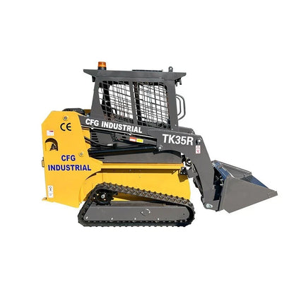 Agrotk 1.5ton Mini Skid Steer Track Loader 32.8HP Gasoline RATO 999 Engine TK35R
