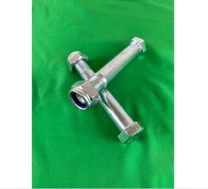 AGT Mini Excavator 0.98in/25mm Bucket Pins Bolt/Nut Connection Accessories 1 Set