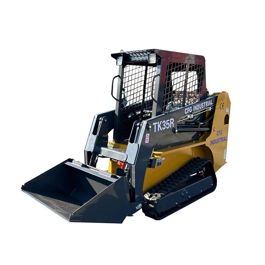 Agrotk 1.5ton Mini Skid Steer Track Loader 32.8HP Gasoline RATO 999 Engine TK35R