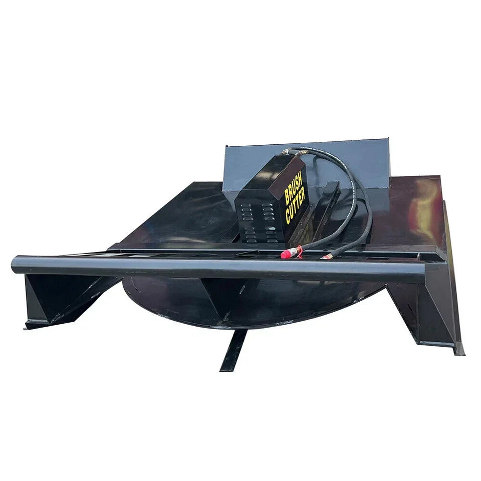AGT-RC72 72" Skid Steer Brush Cutter Mower Attachment-Land Clearing Attachment