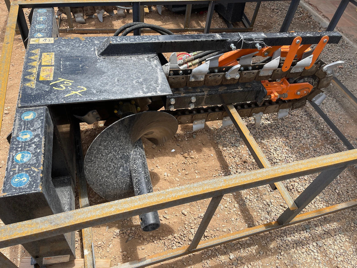 48" Skid Steer Trencher Attachment AGT-ECSSCT72