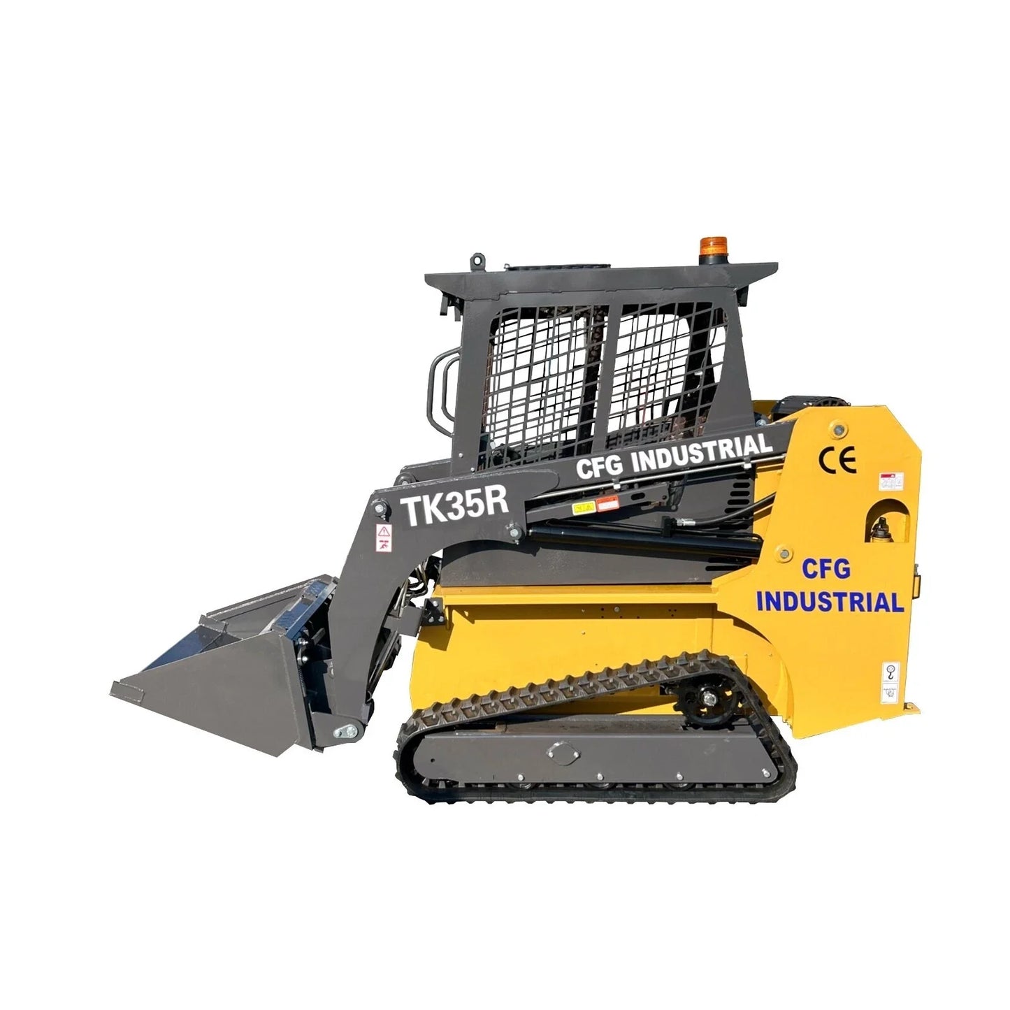 Agrotk 1.5ton Mini Skid Steer Track Loader 32.8HP Gasoline RATO 999 Engine TK35R