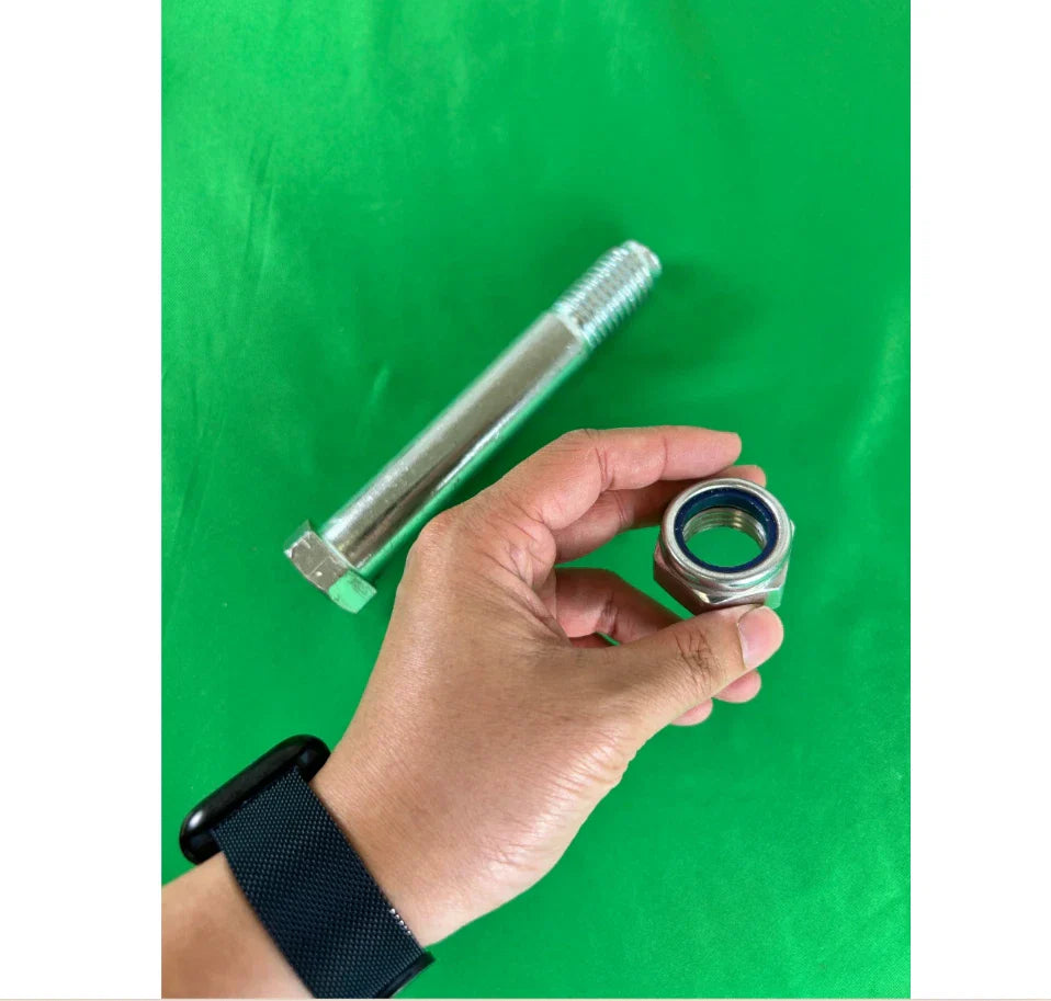 AGT Mini Excavator 0.98in/25mm Bucket Pins Bolt/Nut Connection Accessories 1 Set