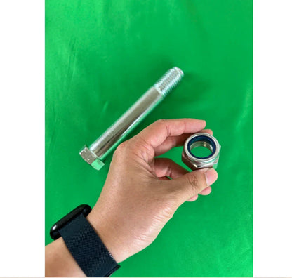 AGT Mini Excavator 0.98in/25mm Bucket Pins Bolt/Nut Connection Accessories 1 Set